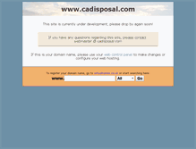 Tablet Screenshot of cadisposal.com